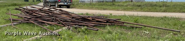 image for item IR9519 Approximately 75 2 3/8" diameter oilfield pipes