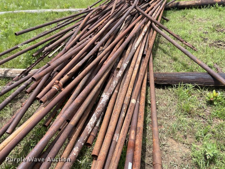 image for item IR9519 Approximately 75 2 3/8" diameter oilfield pipes