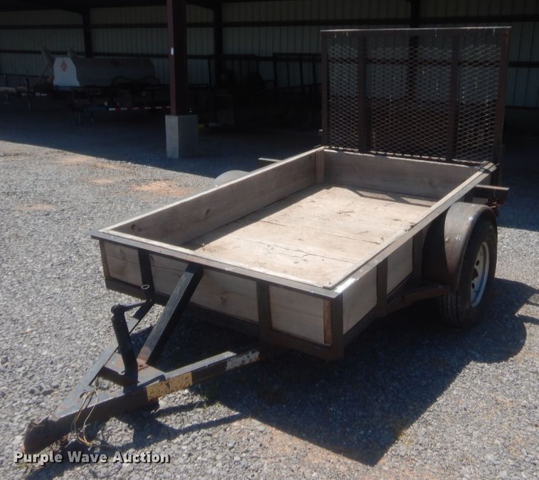 image for item IT9603 Shop built utility trailer