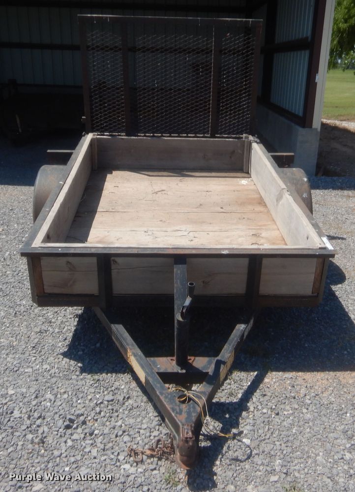 image for item IT9603 Shop built utility trailer