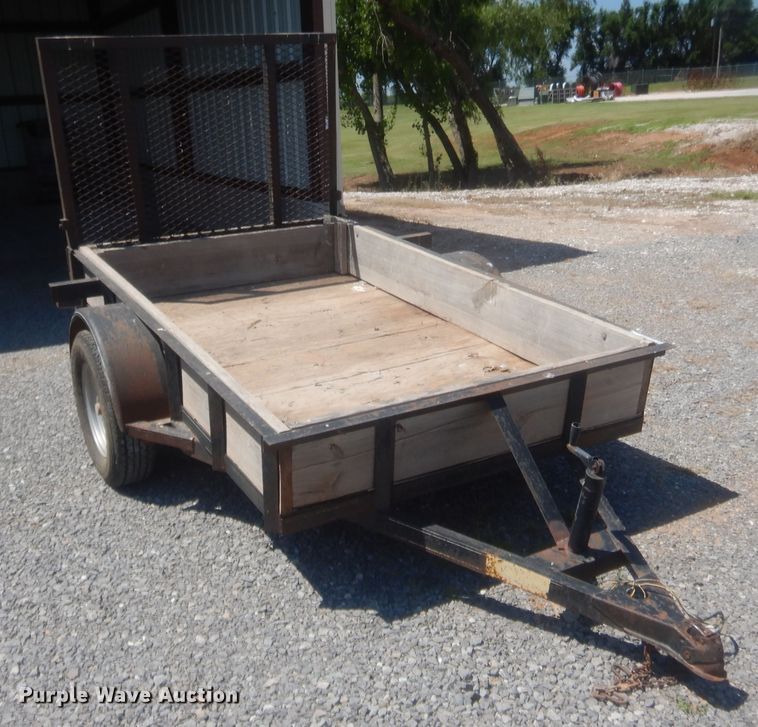 image for item IT9603 Shop built utility trailer