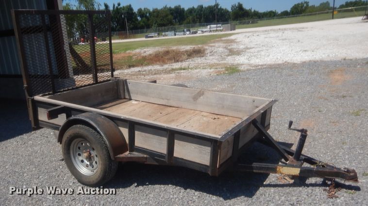 image for item IT9603 Shop built utility trailer