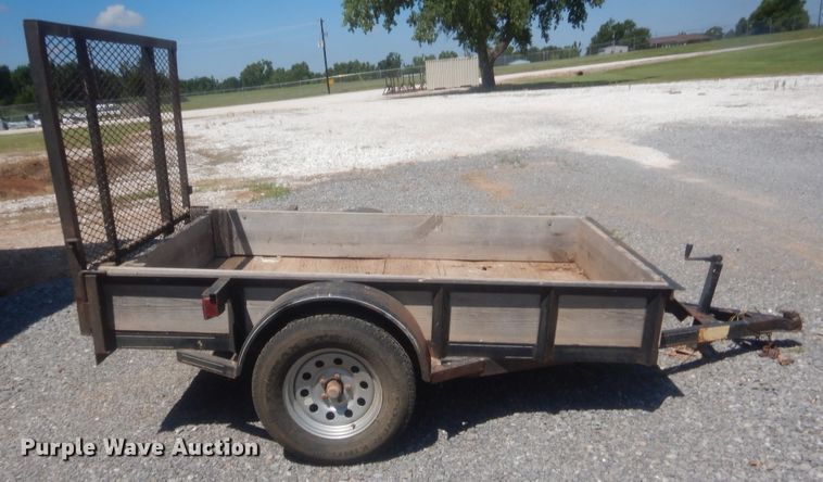 image for item IT9603 Shop built utility trailer