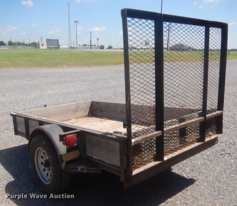image for item IT9603 Shop built utility trailer