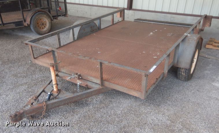 image for item IT9604 Shop built tilt deck utility trailer