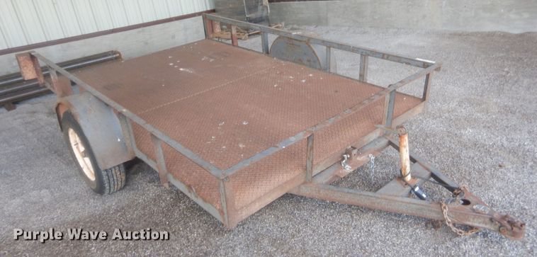 image for item IT9604 Shop built tilt deck utility trailer