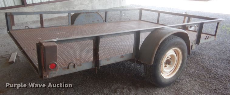 image for item IT9604 Shop built tilt deck utility trailer