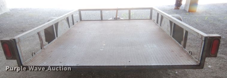 image for item IT9604 Shop built tilt deck utility trailer