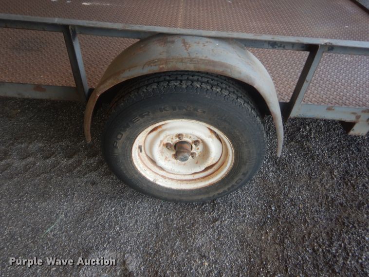 image for item IT9604 Shop built tilt deck utility trailer