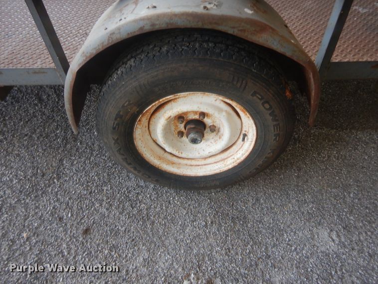 image for item IT9604 Shop built tilt deck utility trailer