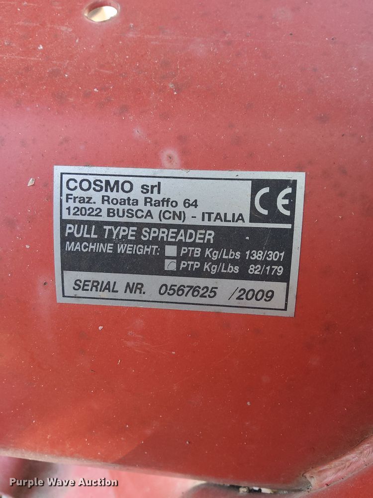 image for item IT9642 2009 King Kutter Cosmo  spreader