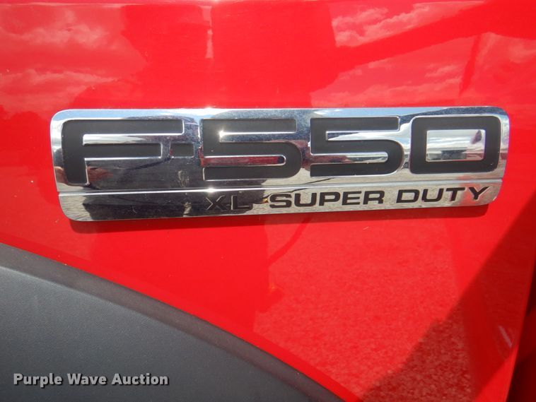 image for item JF9141 2007 Ford F550 Super Duty XL  SuperCab flatbed truck