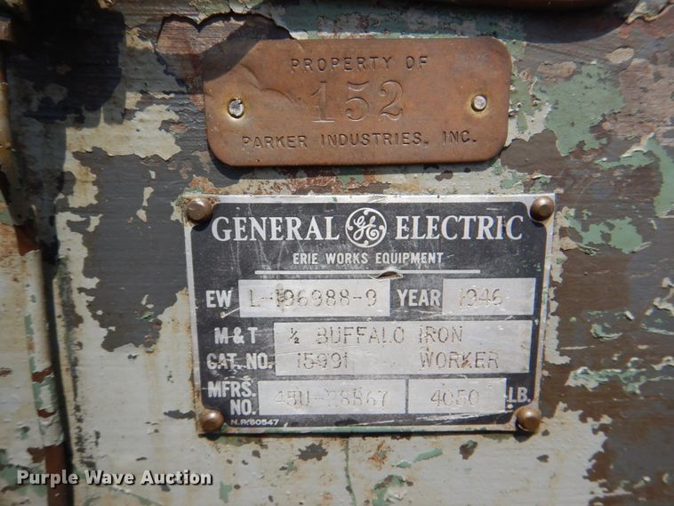 image for item JY9799 1946 Buffalo 15991  iron worker