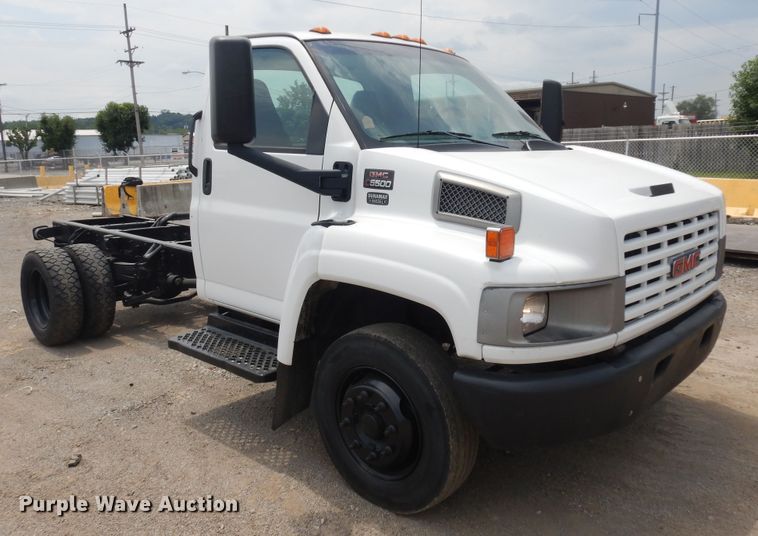 image for item KU9518 2004 GMC C5500  truck cab and chassis