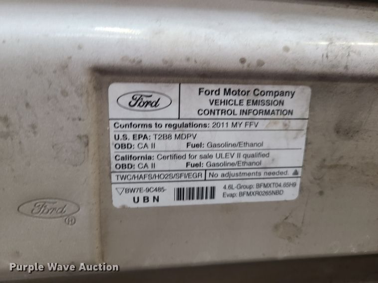 image for item L1338 2011 Ford E250  van