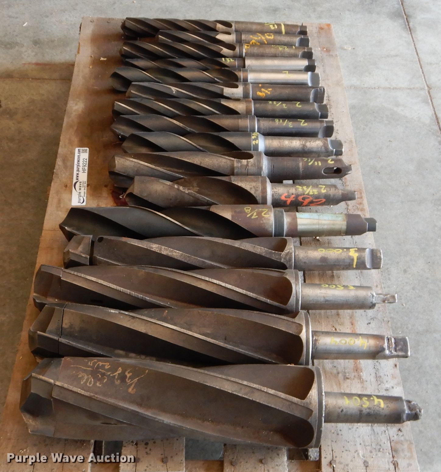 16) Morse #5 taper drill bits in Baldwin City, KS | Item HF9222 sold |  Purple Wave