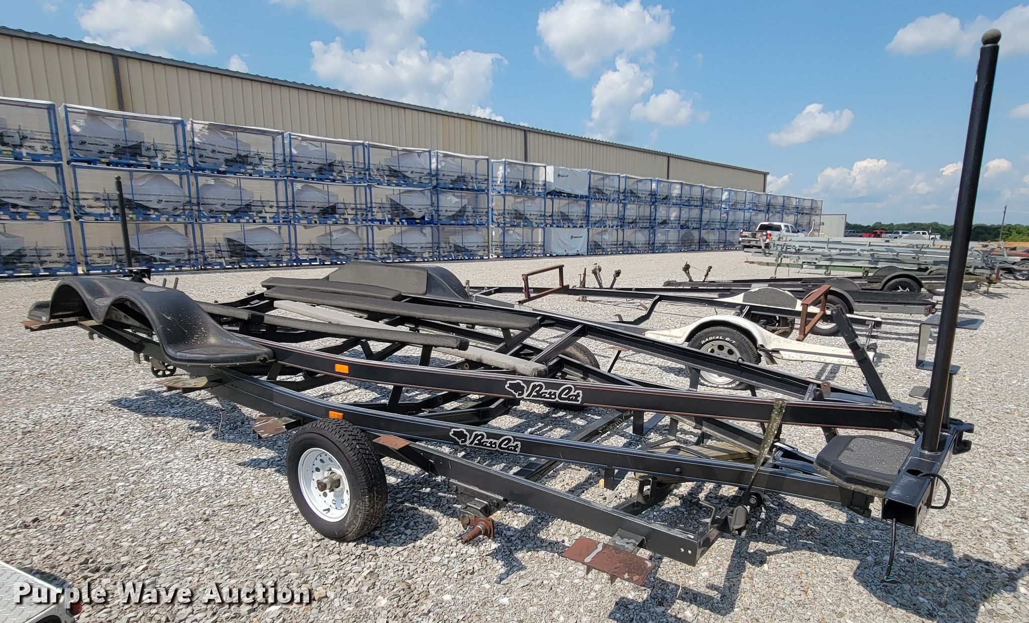 1992 Basscat C boat trailer in Midway, AR Item IF9948 sold Purple Wave
