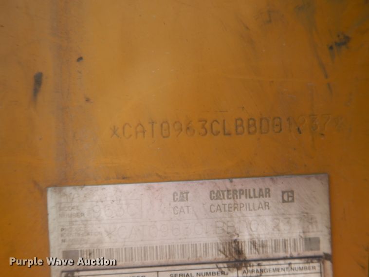 image for item DA5328 2005 Caterpillar 963C  track loader