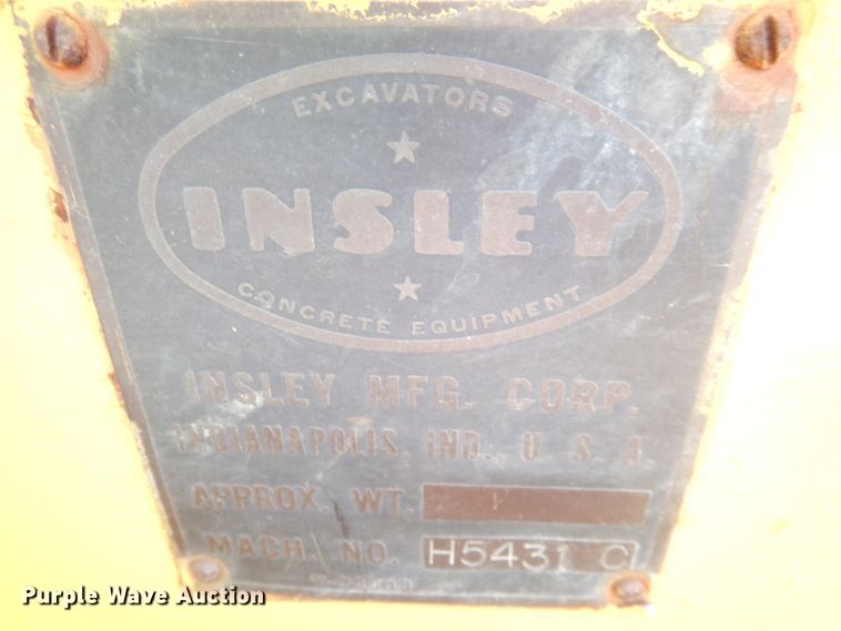 image for item DG0700 Insley H560B  excavator