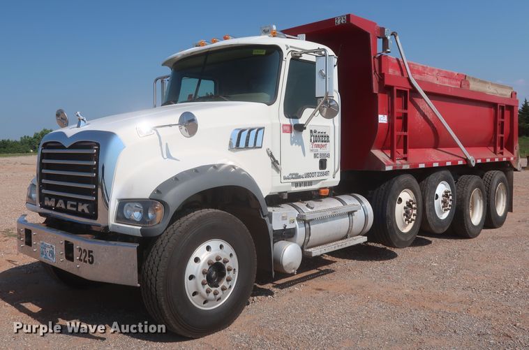 image for item DJ1940 2009 Mack GU713  dump truck