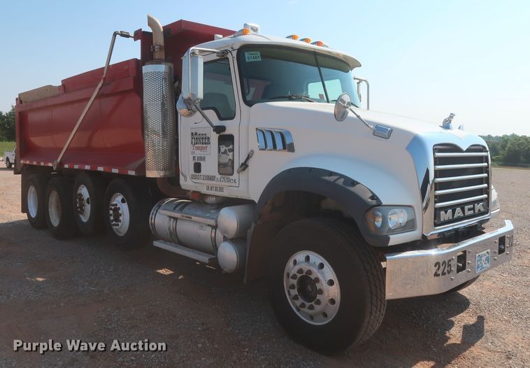 image for item DJ1940 2009 Mack GU713  dump truck