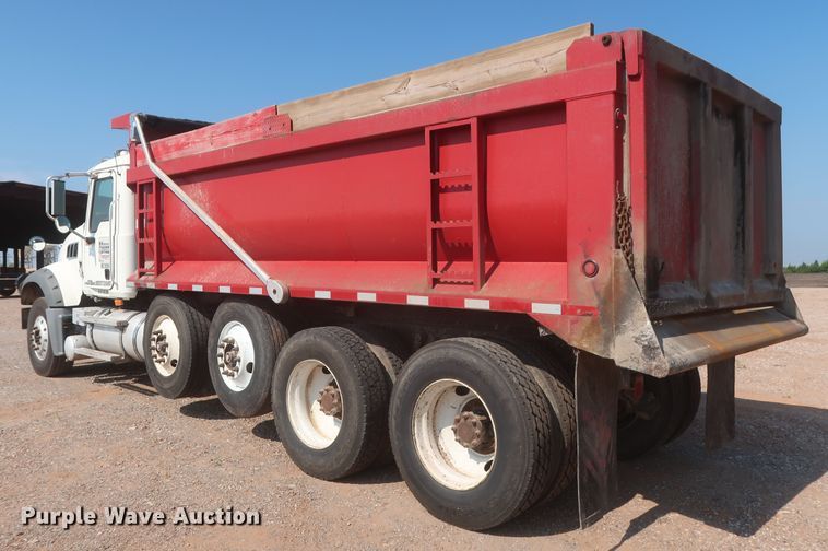 image for item DJ1940 2009 Mack GU713  dump truck