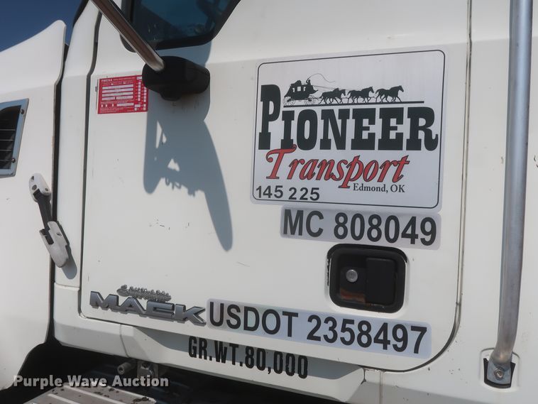 image for item DJ1940 2009 Mack GU713  dump truck