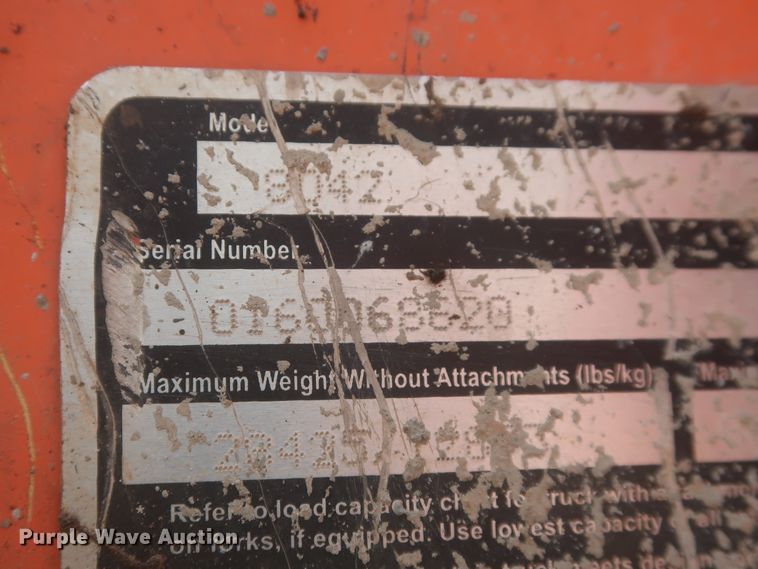 image for item DJ1944 2015 SkyTrak 8042  telehandler