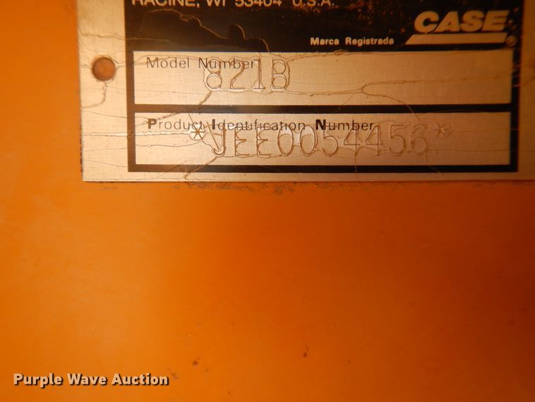 image for item DK8012 1997 Case 821B  wheel loader