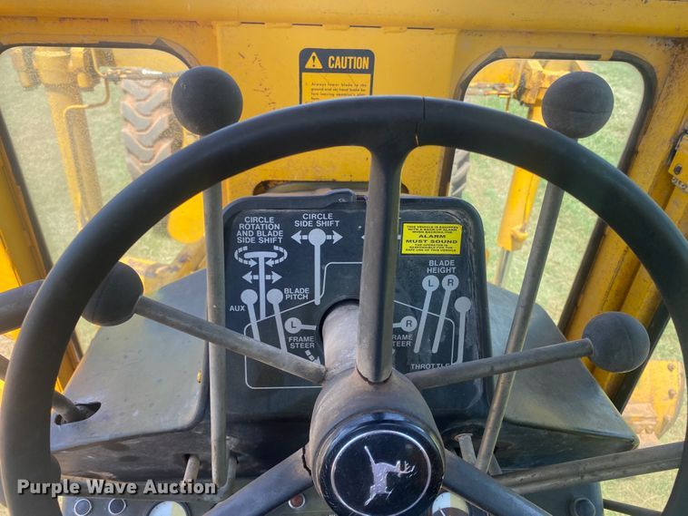 image for item DK8014 1978 John Deere 570A  rigid frame motor grader