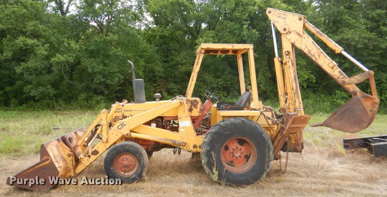 image for item DL0500 1972 Case 580B  backhoe