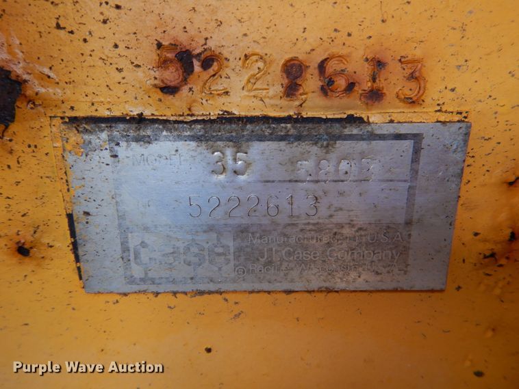 image for item DL0500 1972 Case 580B  backhoe