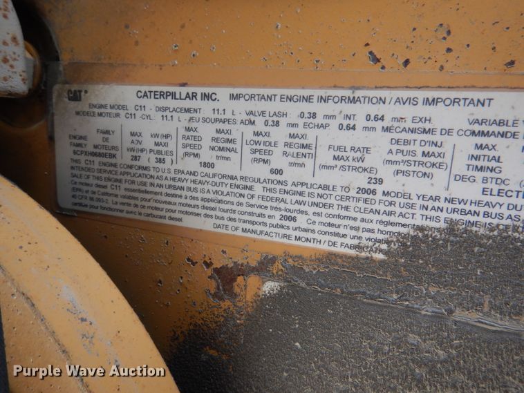 image for item DL3336 2006 International 7700  ready mix truck