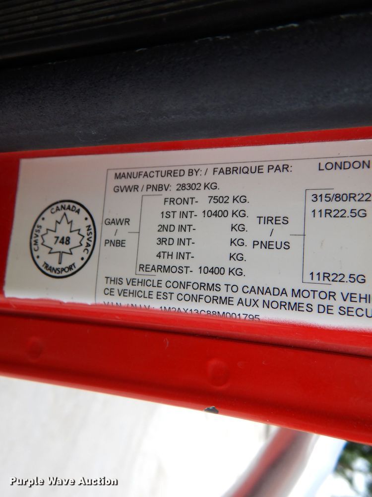 image for item DL3338 2008 Mack GU813  ready mix truck