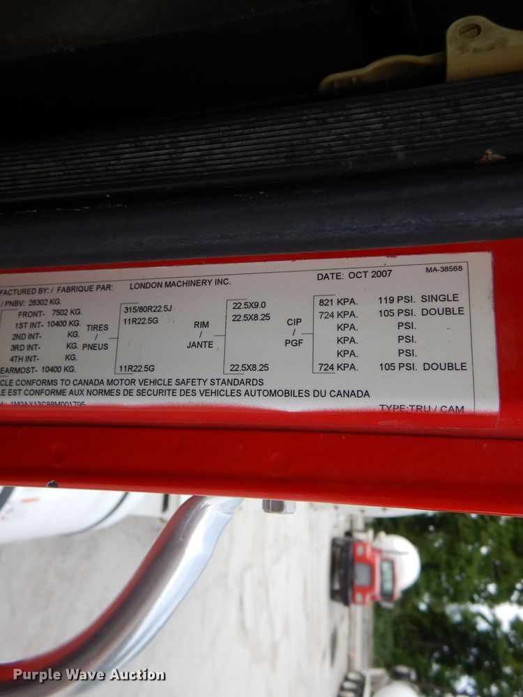 image for item DL3338 2008 Mack GU813  ready mix truck