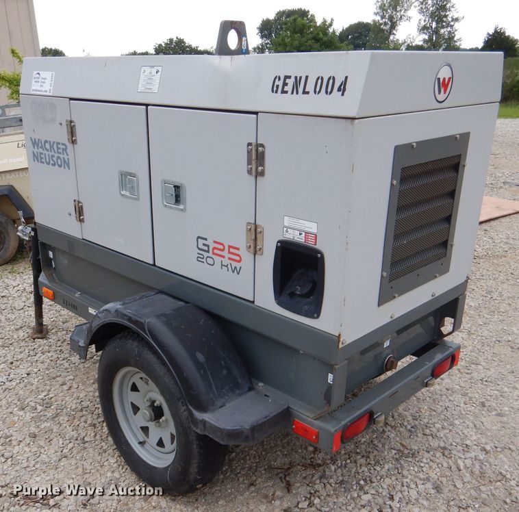 image for item DL3342 Wacker Neuson G25  generator