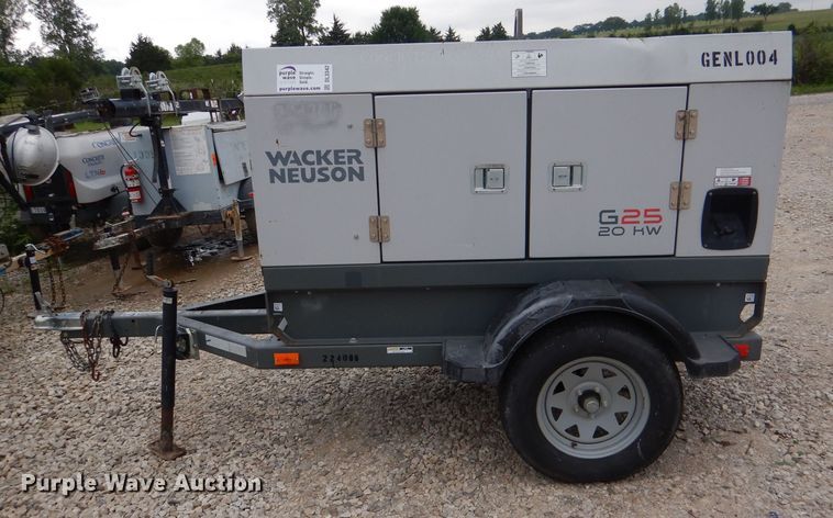 image for item DL3342 Wacker Neuson G25  generator