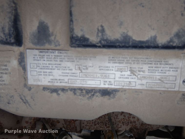 image for item DL3346 2001 Mack RD690S  ready mix truck