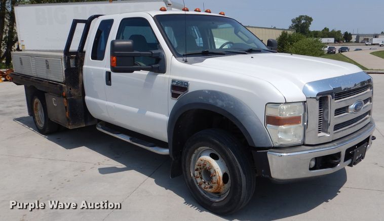 image for item DL3379 2008 Ford F450 Super Duty  flatbed truck