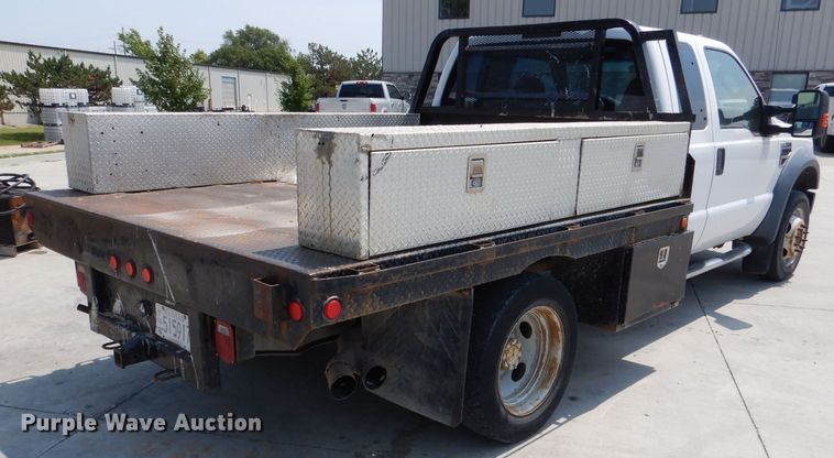 image for item DL3379 2008 Ford F450 Super Duty  flatbed truck