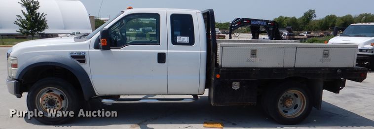 image for item DL3379 2008 Ford F450 Super Duty  flatbed truck