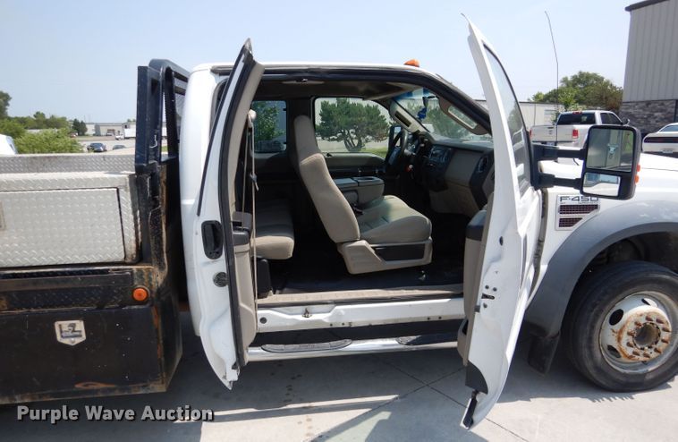 image for item DL3379 2008 Ford F450 Super Duty  flatbed truck