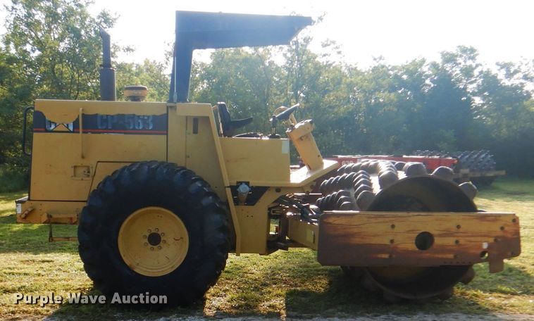 image for item DM3858 1995 Caterpillar CP-563  single drum vibratory roller