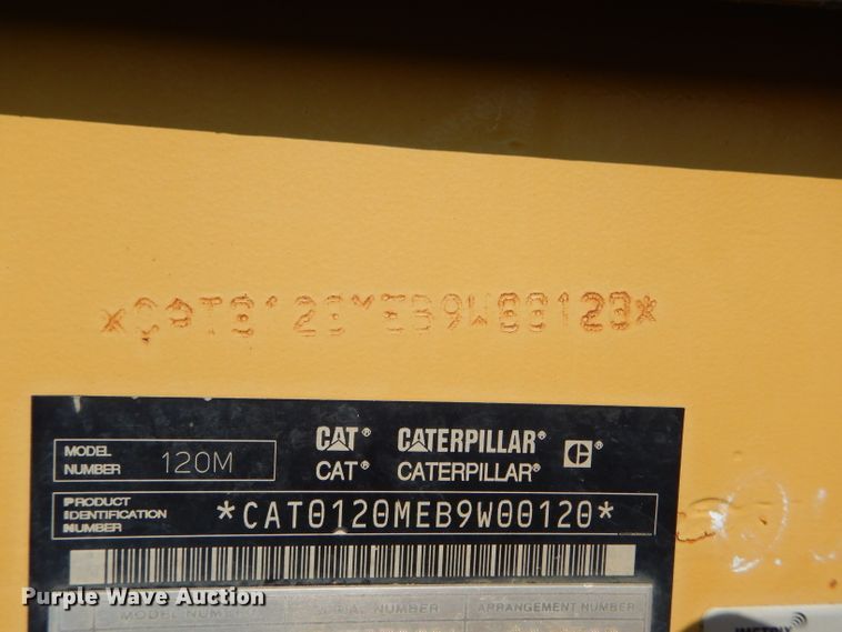 image for item DM4324 2008 Caterpillar 120M  VHP motor grader