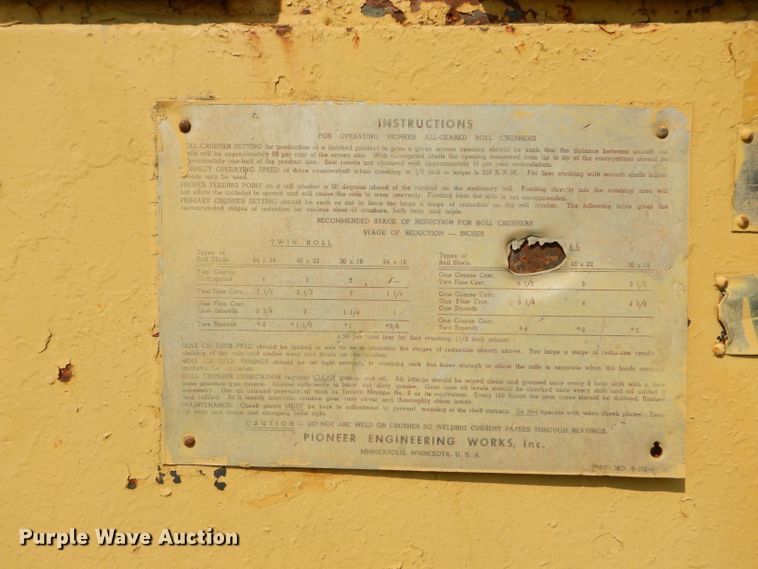 image for item DM4328 1957 Pioneer T54  crusher