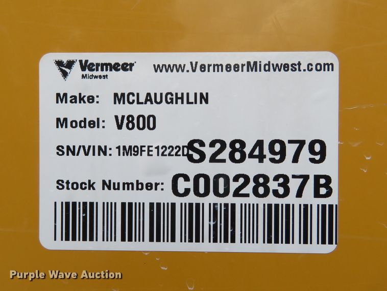 image for item FP9323 2013 Vermeer V800LEHD  vacuum excavator
