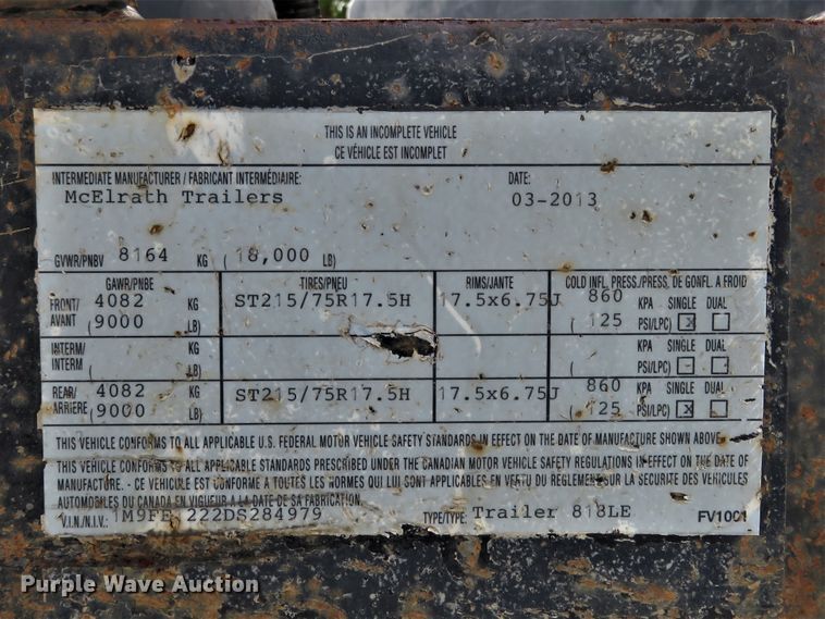 image for item FP9323 2013 Vermeer V800LEHD  vacuum excavator