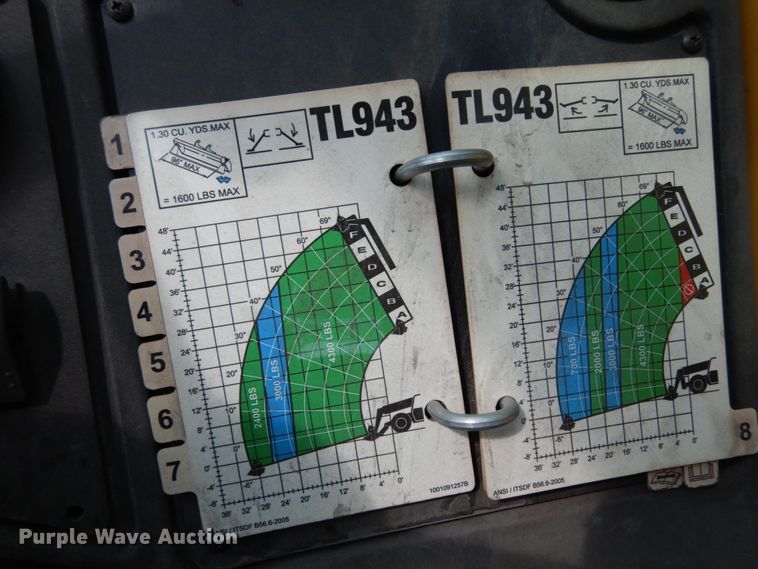 image for item II9603 2009 Caterpillar TL943  telehandler