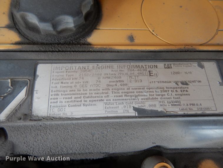 image for item II9603 2009 Caterpillar TL943  telehandler