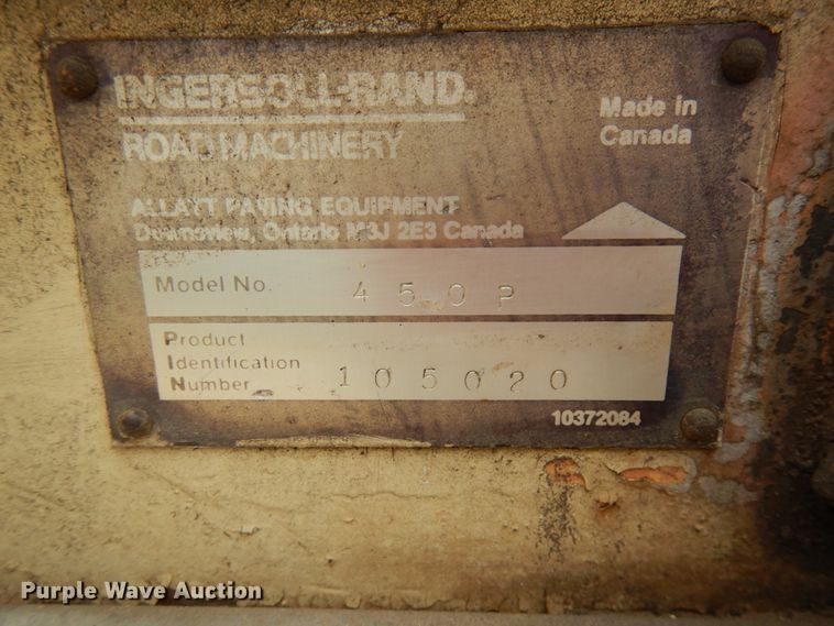image for item IL9871 Ingersoll Rand 450P  paver